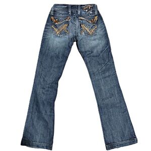 Lucky Brand Authentic Y2K Bootcut Jeans Size 25 32” Inseam Low Rise Stretch